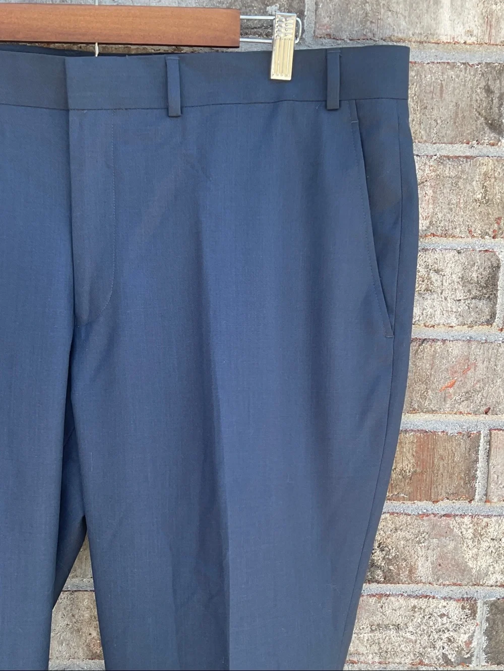 Take 50% OFF- Reaction Kenneth Cole Men's Classic Navy Dress Pants, Size-40X30